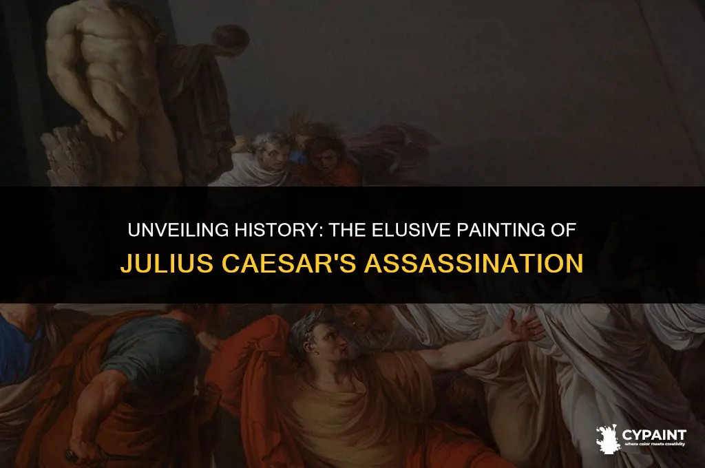 where is the painting of the assassination of julius caesar