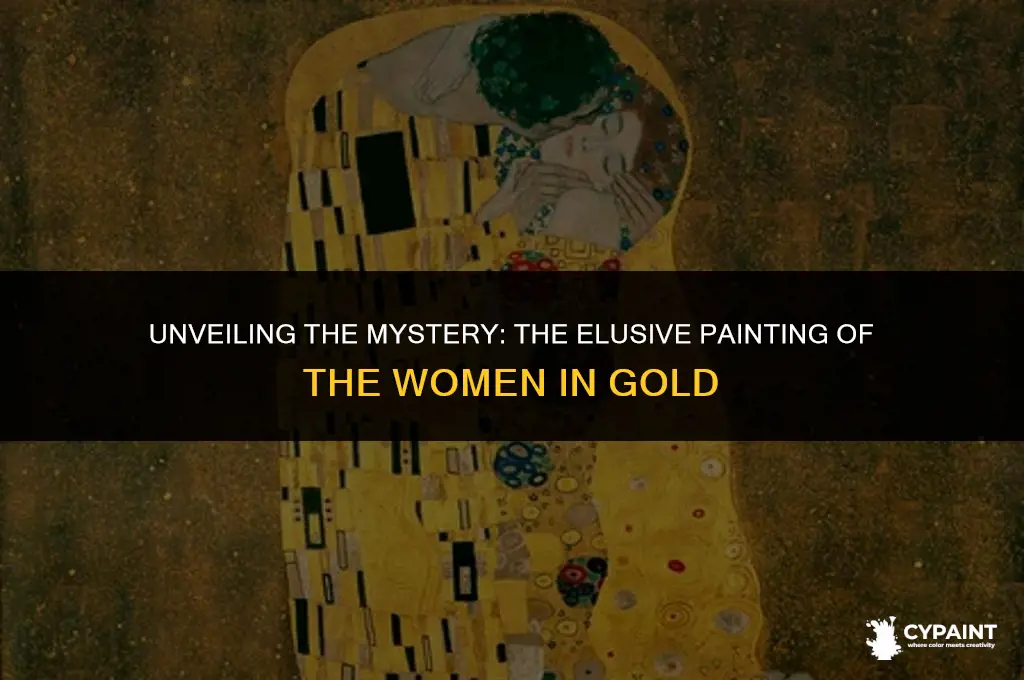where is the painting of the wo en in gold