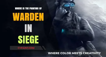 Discovering Warden's Painting Location in Rainbow Six Siege