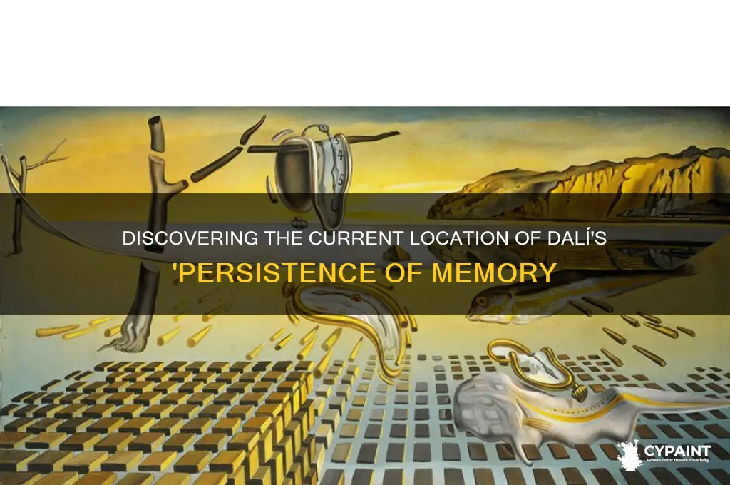 where is the painting the persistence of memory located