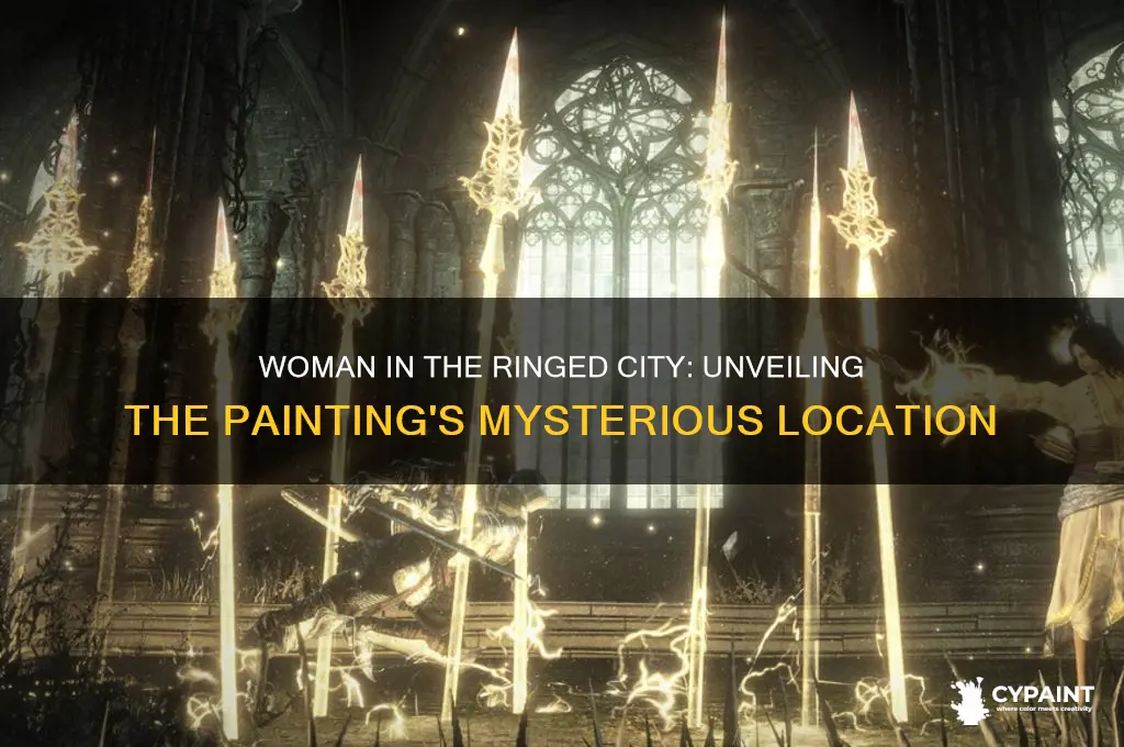 where is the painting woman in the ringed city