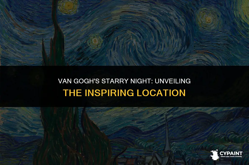 where is the place where van gogh painted starry night