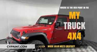 Where to Find Red Paint for Your 4x4 Truck Restoration