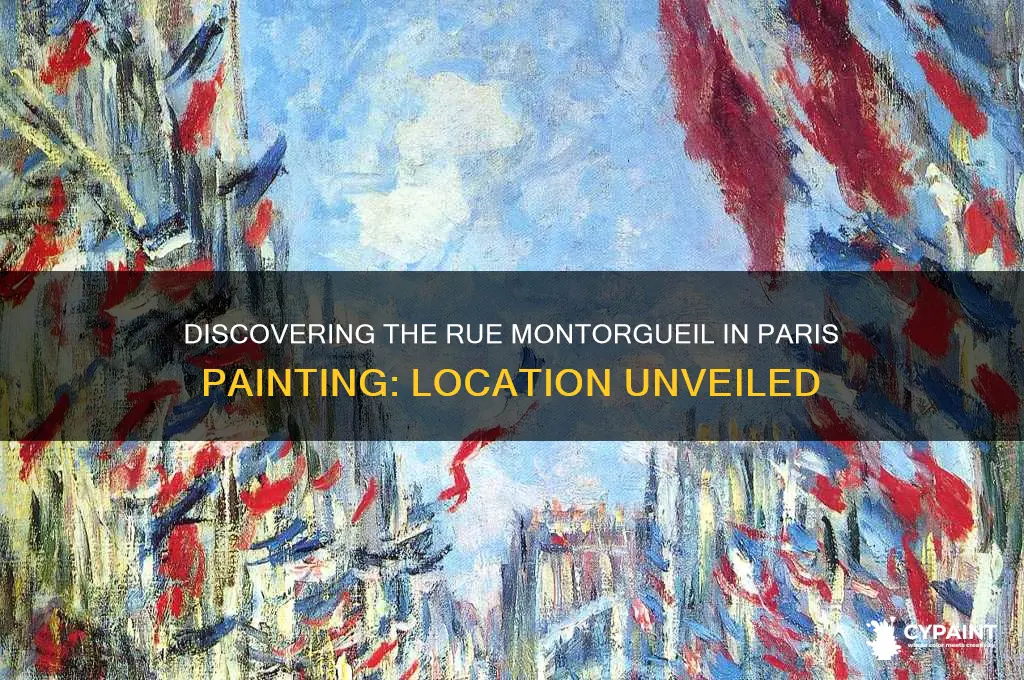 where is the rue montorgueil in paris painting