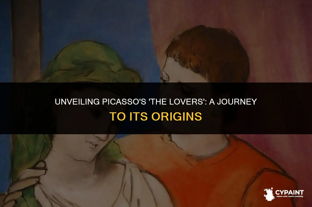 where is the the original painting from picasso thr lovers