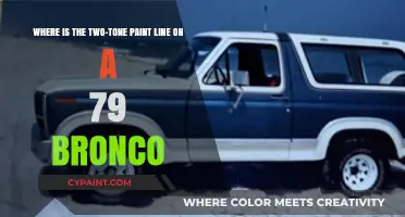 Exploring the Classic Bronco: Two-Tone Paint Line Mystery Solved