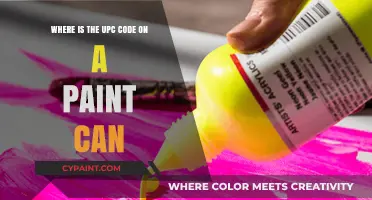 Finding the UPC Code on Paint Cans: A Quick Guide
