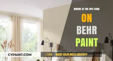 Finding the UPC Code on Behr Paint: A Quick Guide