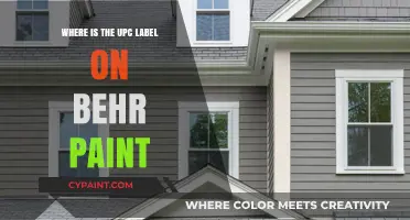 Finding the UPC Label on Behr Paint: A Quick Guide