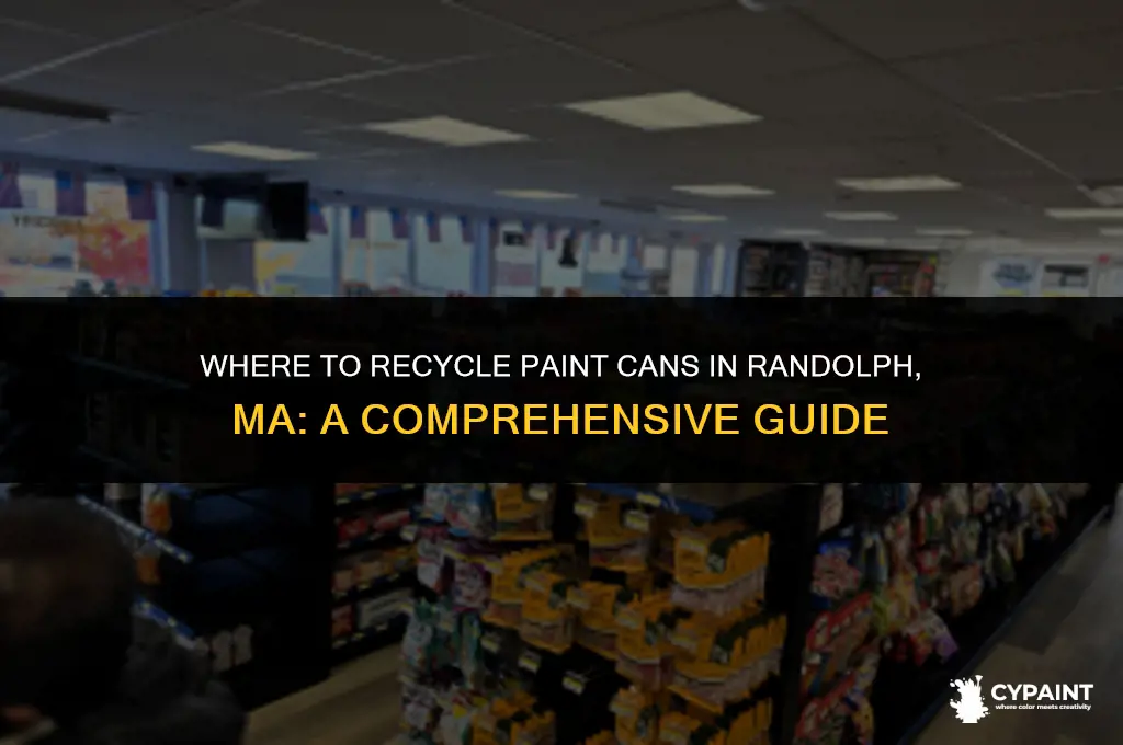 where is there recycling for paint cans in randolph ma