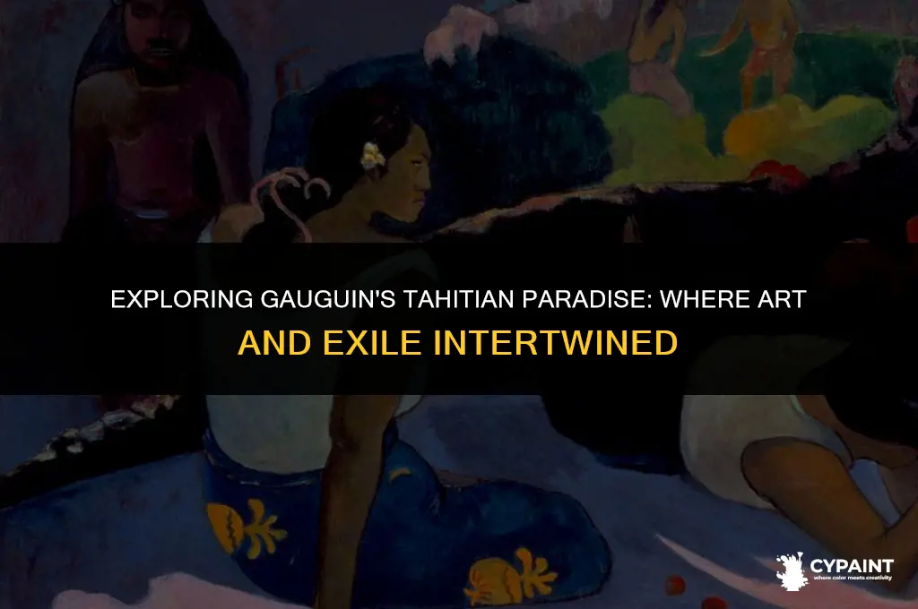 where paul gauguin lived and painted from 1895 to 1901