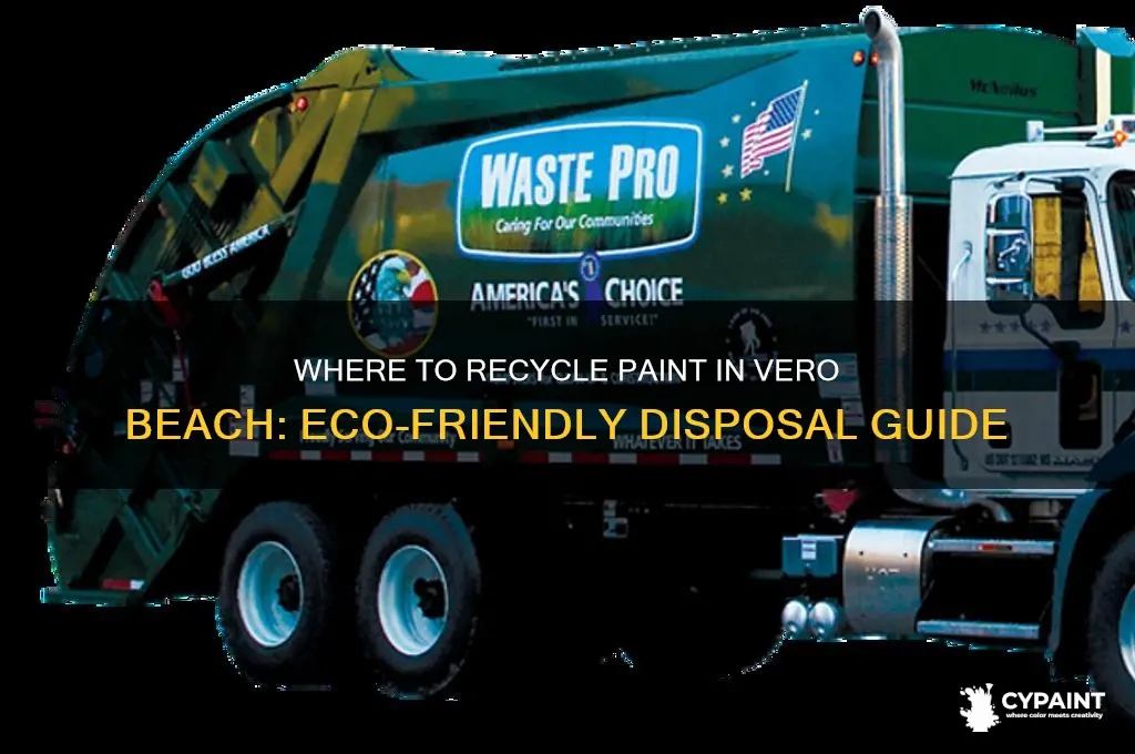 where should bring paint for recycle at vero beach