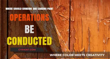 Optimal Locations for Safe Grinding and Sanding Paint Operations