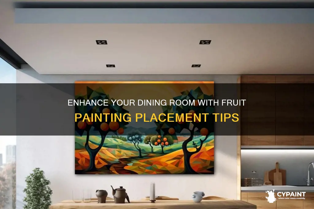where should put fruit painting in the dining room