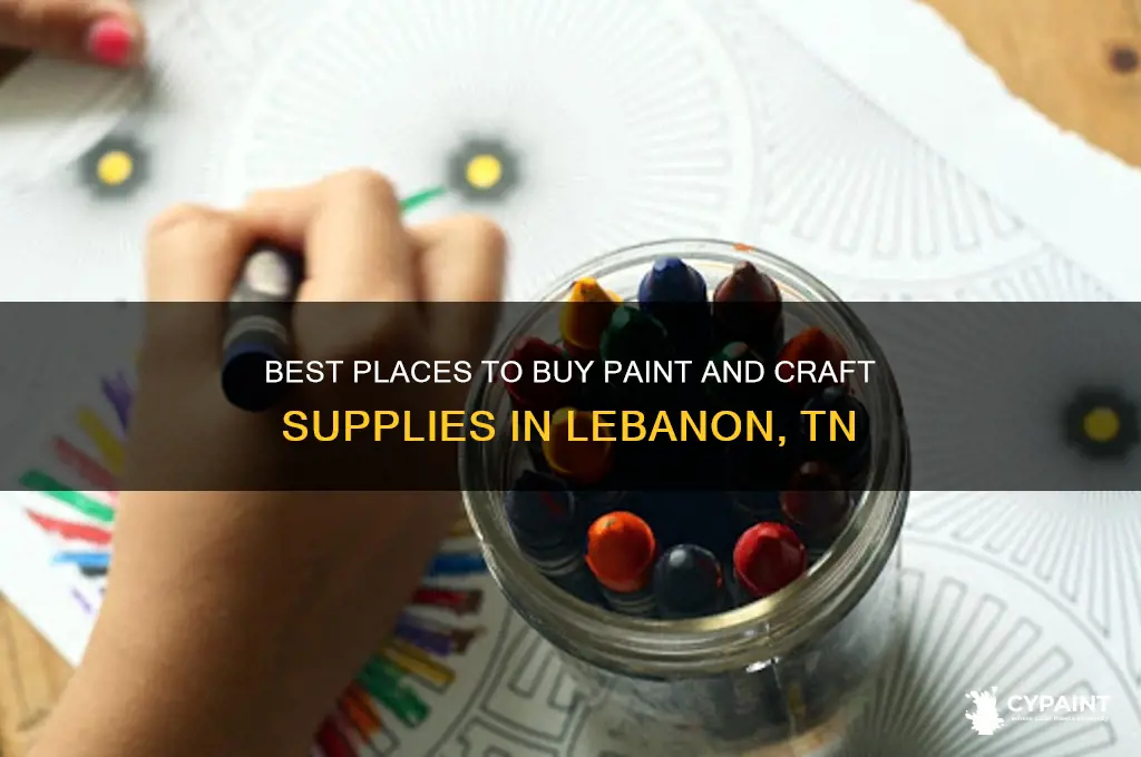 where to but paint and craft supplies lebanon tn