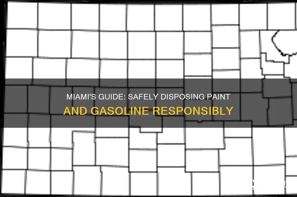 where to dispose of paint and gasoline in miami