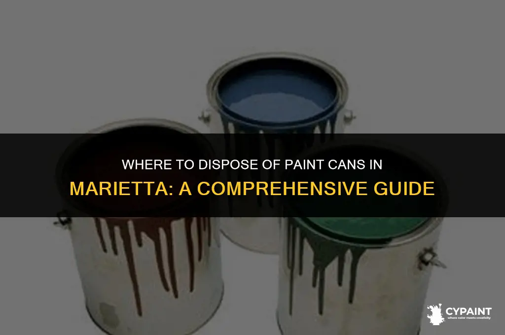 where to dispose of paint cans in marietta