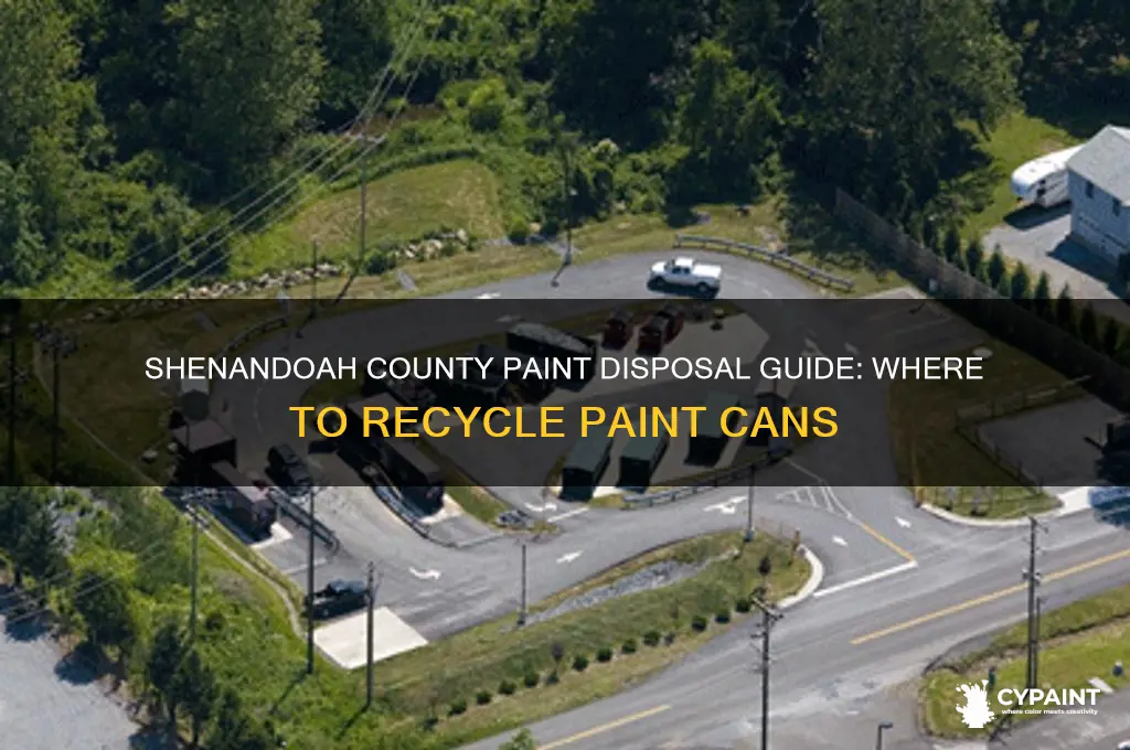 where to dispose of paint cans in shenandoah county