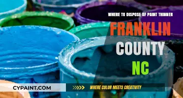 Proper Paint Thinner Disposal in Franklin County, NC: A Guide