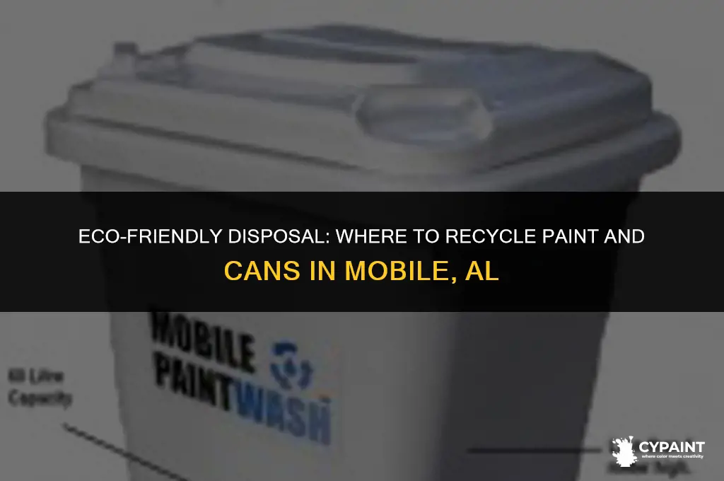 where to dispose paint and paint cans in mobile al