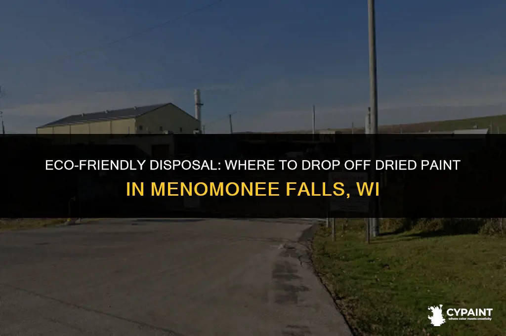 where to drop off dried paint in menomonee falls wi