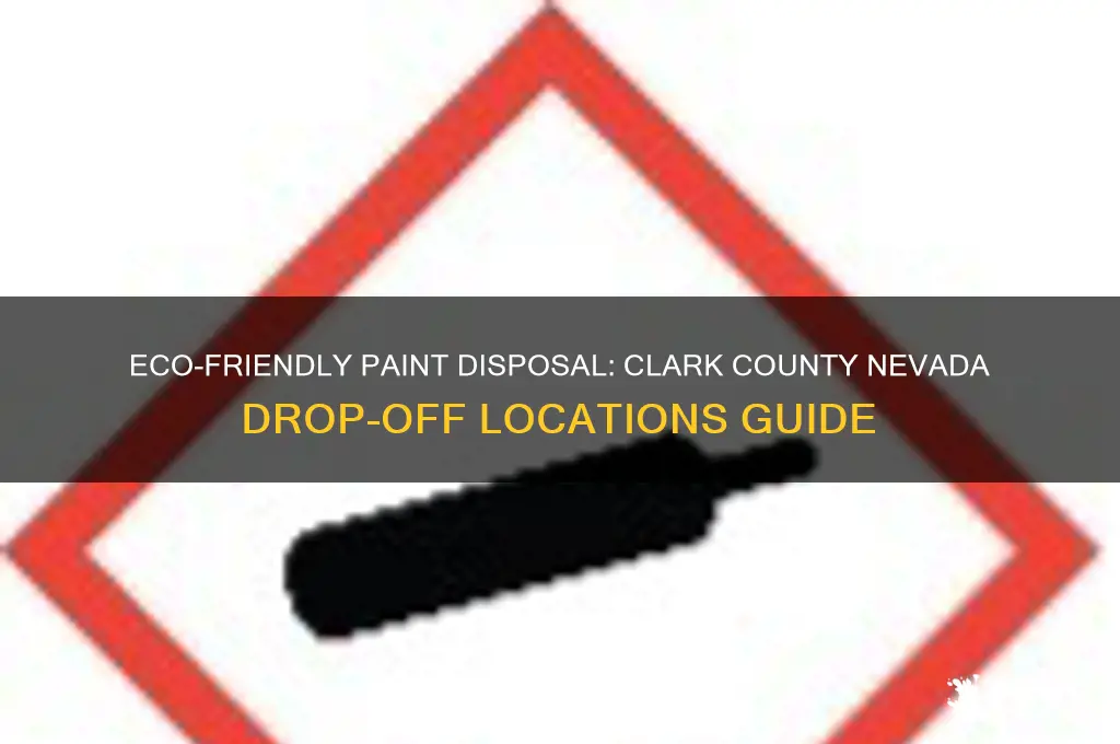 where to drop off paint in clark county nevada
