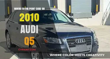 Locate Your 2010 Audi Q5 Paint Code: Quick Guide