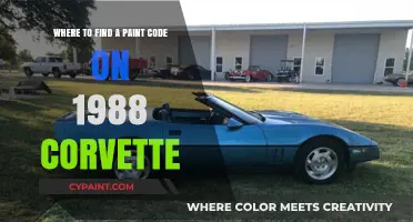 Locate Your 1988 Corvette Paint Code: A Quick Guide