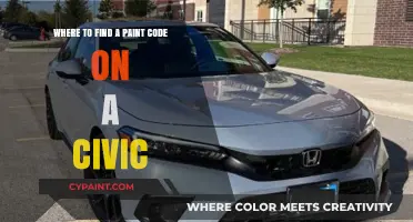 Locate Your Honda Civic's Paint Code: A Quick Guide