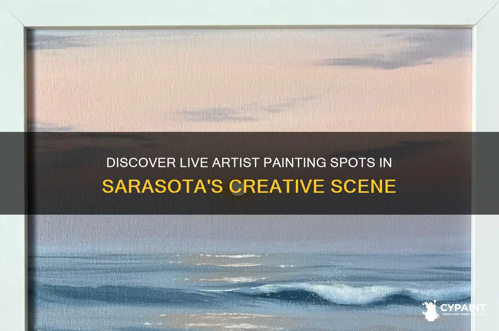 where to find an artist painting live in sarasot