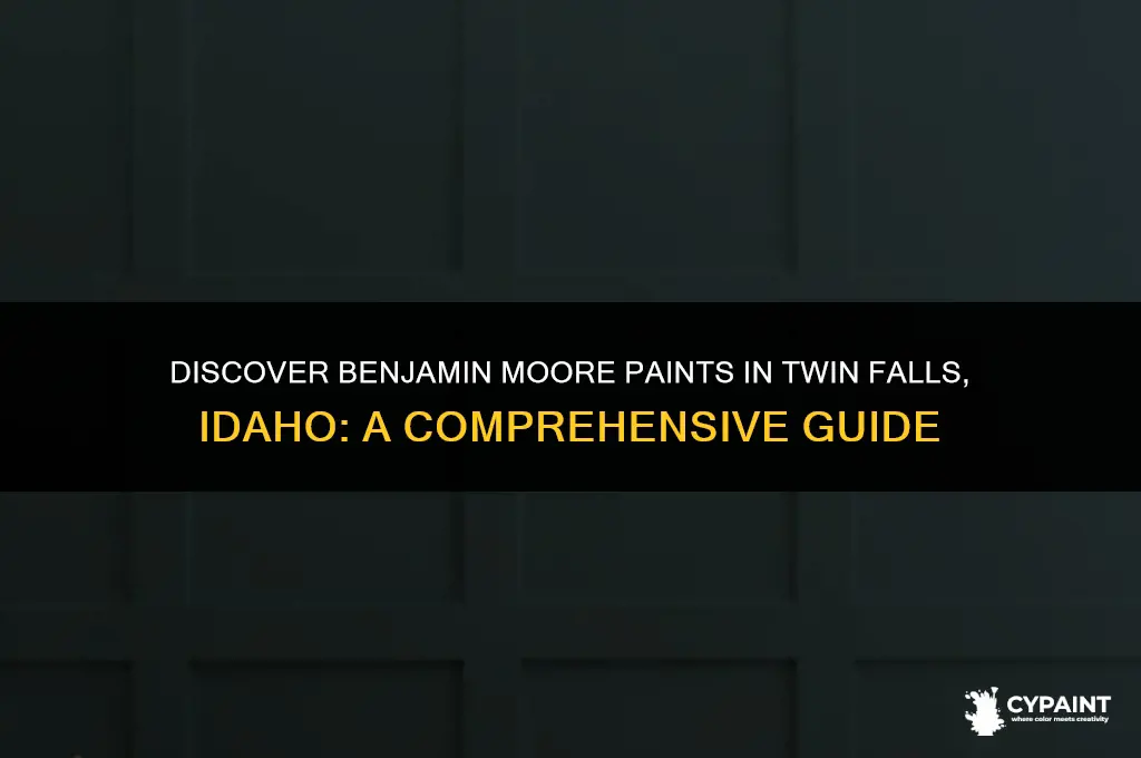 where to find benjamin moore paint in twin falls idaho