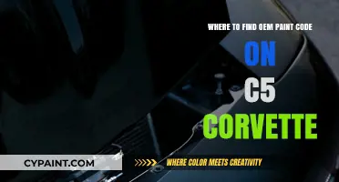 Locate Your C5 Corvette OEM Paint Code: Quick Guide