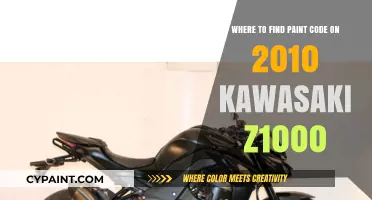 Locate Your 2010 Kawasaki Z1000 Paint Code: Quick Guide