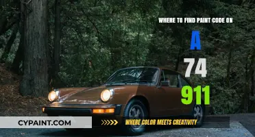 Locate Your 1974 Porsche 911's Paint Code: A Quick Guide