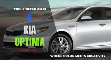 Locate Your Kia Optima's Paint Code: A Quick Guide