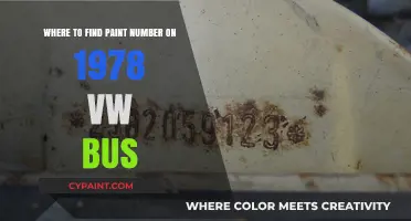 Locate Your 1978 VW Bus Paint Code: A Quick Guide