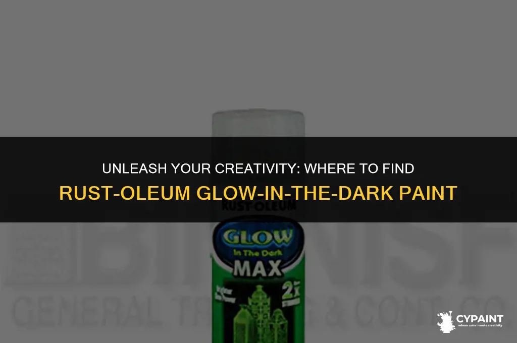 where to find rust oleum glow in the dark paint