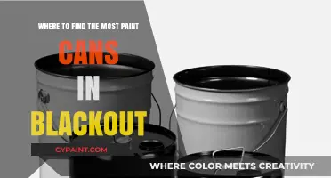 Top Spots to Find Paint Cans in Blackout Mode