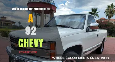 Decoding Your 92 Chevy's Paint Code: A Simple Guide