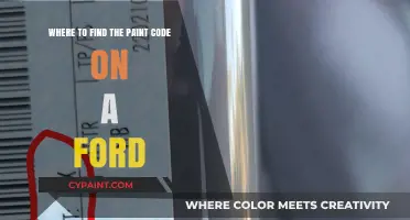 Locate Your Ford's Paint Code: A Quick Guide to Finding It