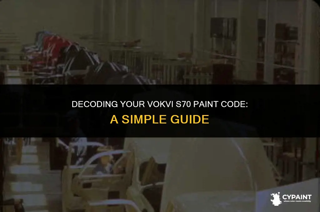 where to find your paint code on a vokvi s70