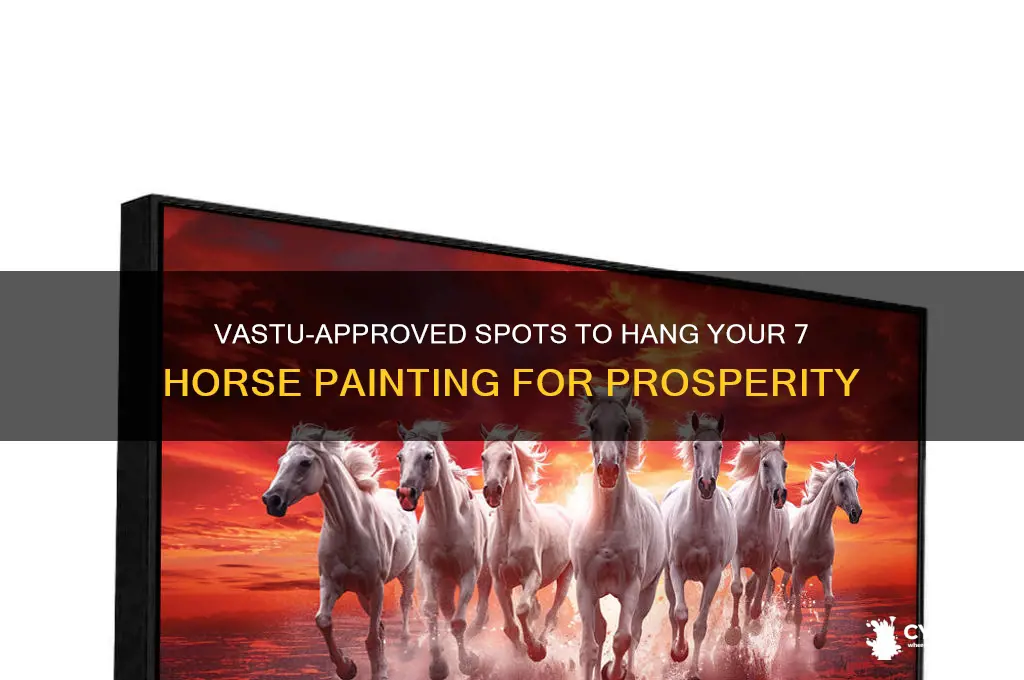 where to hang 7 horse painting as per vastu