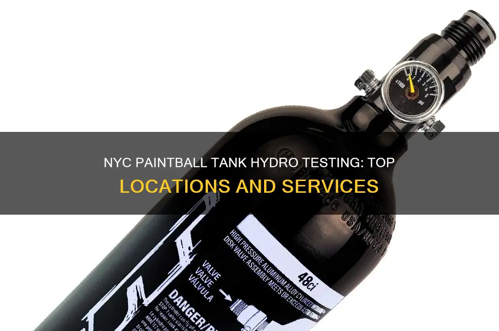 where to hyro test paint ball tanks in nyc