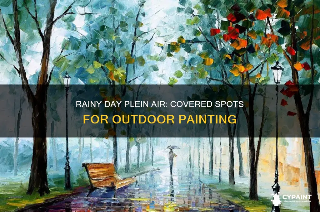 where to paint plein air in case of rain