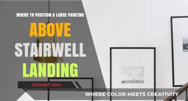 Perfect Placement: Positioning Large Paintings Above Stairwell Landings
