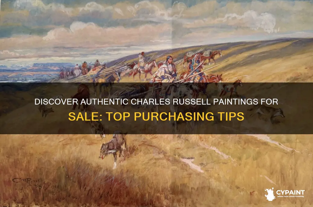 where to purchase a charles russell paintings for sale