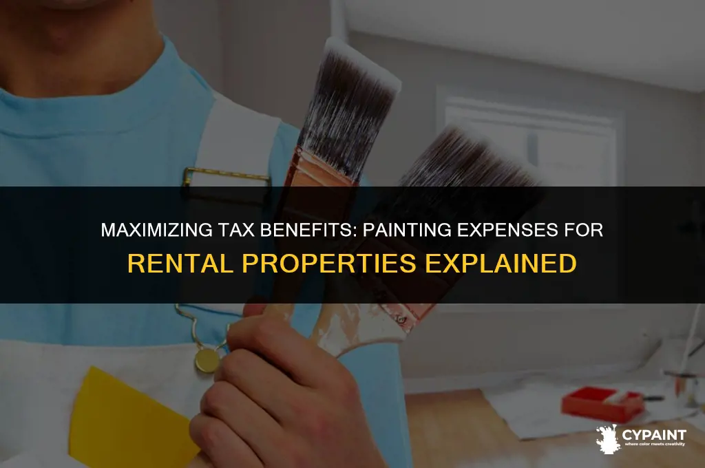 where to put painting expenses for rental property into taxes