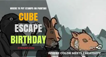 Stamping Secrets: Perfect Placement for Cube Escape Birthday Painting