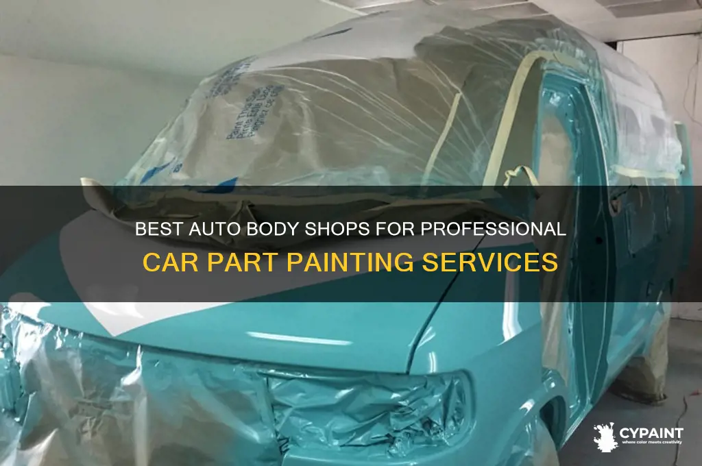 where to send away auto body partsto be painted