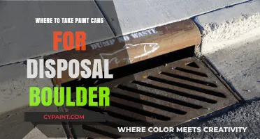 Eco-Friendly Disposal: Where to Take Paint Cans in Boulder